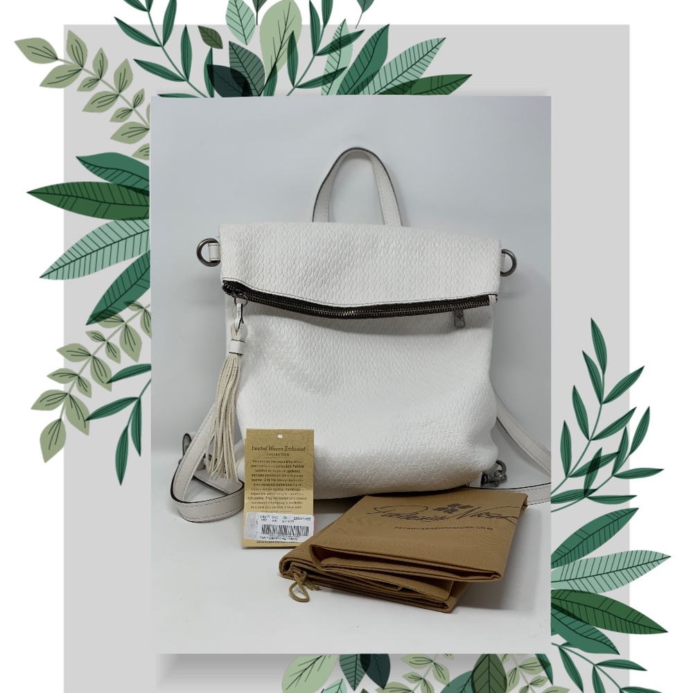 Patricia Nash Luzille Leather Convertible Backpack